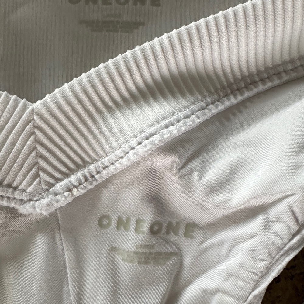 White Ribbed Bikini Set - Picture 3 of 3